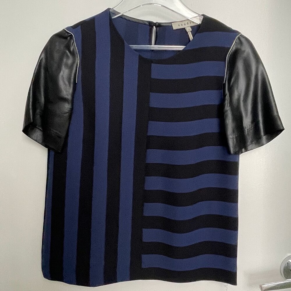 Sandro Women's Short Sleeve Blouse